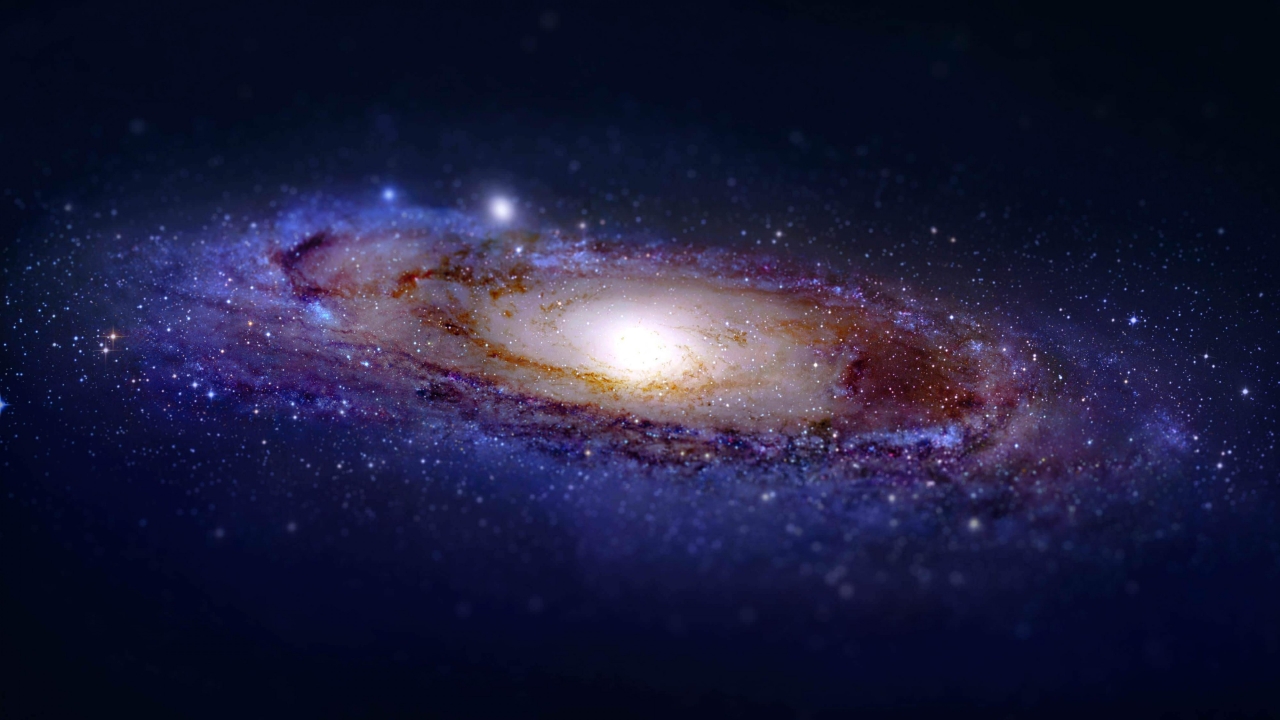 Andromeda Galaxy for 1280 x 720 HDTV 720p resolution