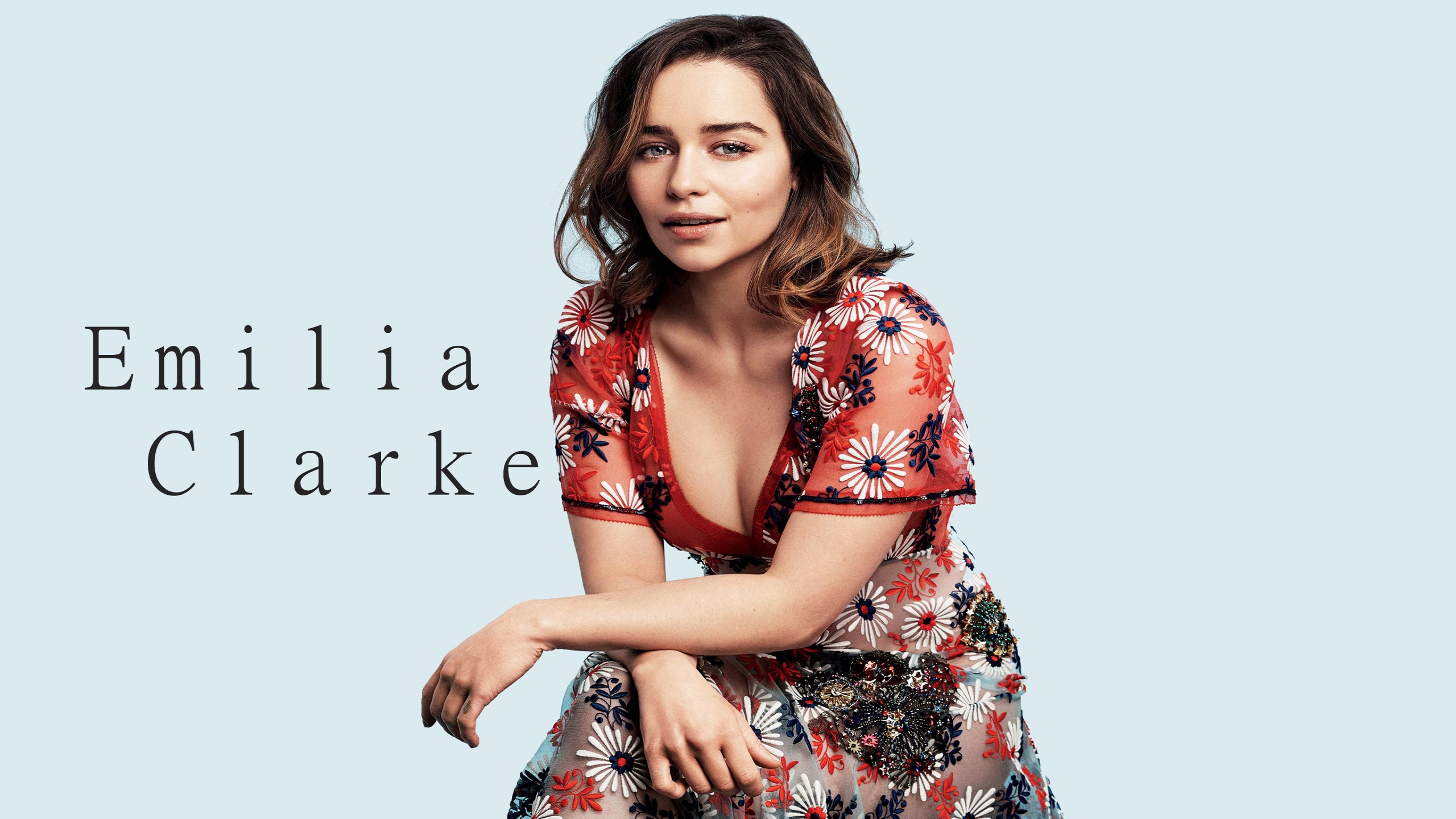 Emilia Clarke 2017 for 2560 x 1440 HDTV resolution