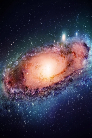 Milky Way Galaxy for 320 x 480 Phones resolution