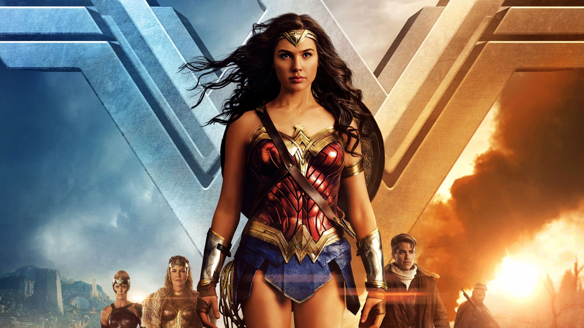Wonder Woman Gal Gadot 2017 for 1920 x 1080 HDTV 1080p resolution